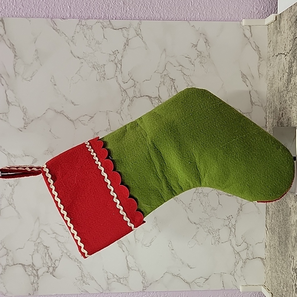 Mickey Mouse Stocking Green Felt Disney Store Retired Embroidered Christmas - Picture 2 of 7